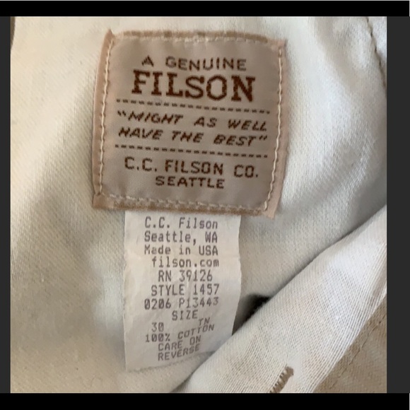 FILSON Shelter Cloth Brush Pants - Men’s 30 - Picture 6 of 12